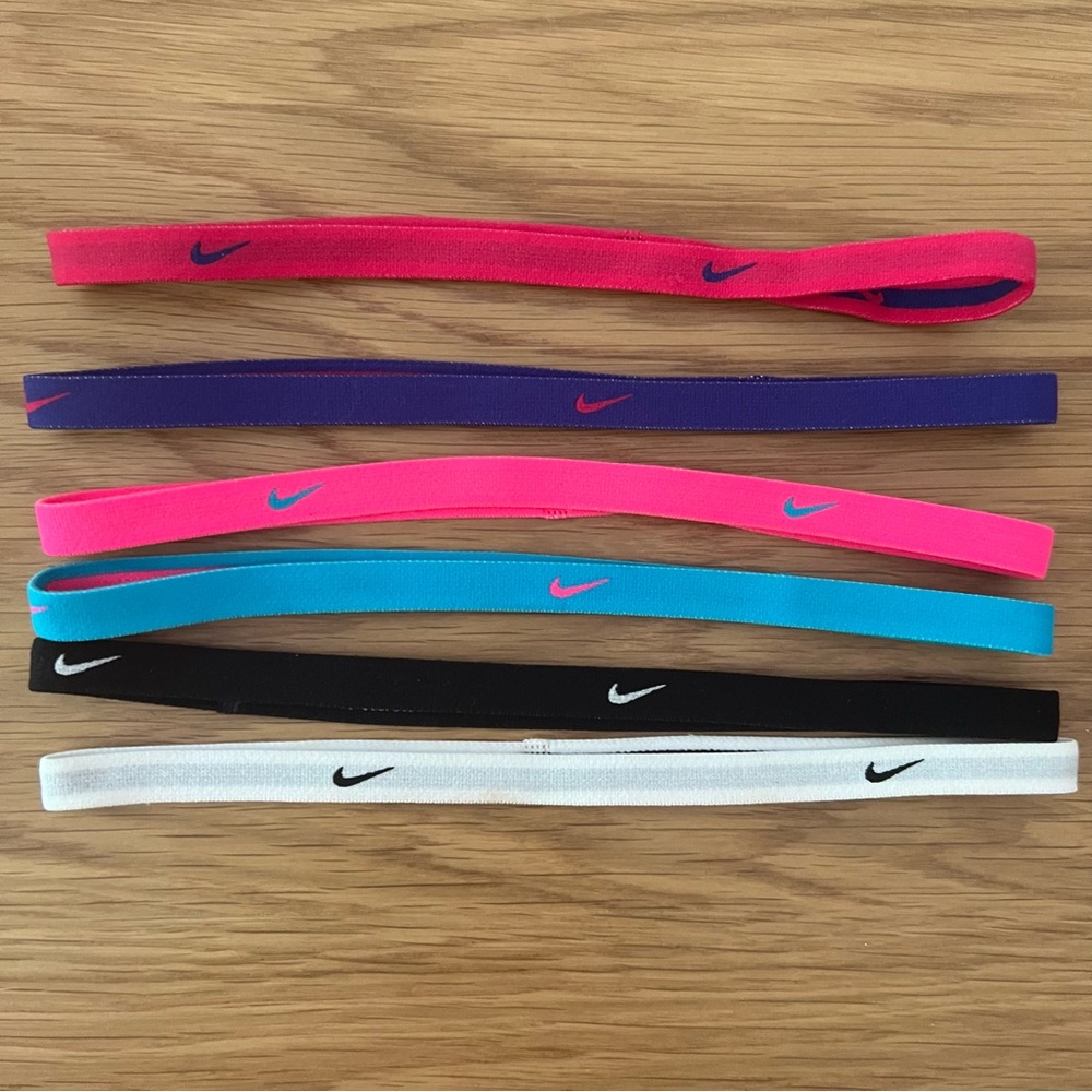Nike swoosh thin headbands